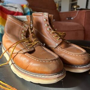 Classic Brown Leather Men's Boots